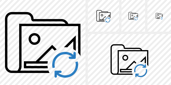 Folder Gallery Refresh Icon
