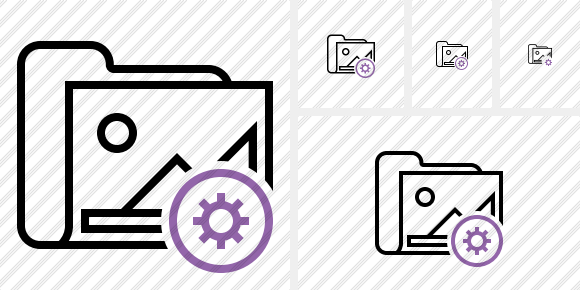 Folder Gallery Settings Icon