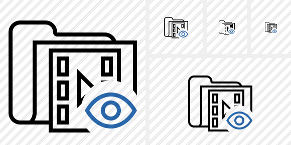 Folder Movie View Icon