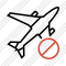 Airplane Block Icon