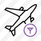 Airplane Filter Icon