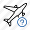 Airplane Help Icon