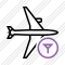 Airplane Horizontal Filter Icon