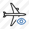 Airplane Horizontal View Icon