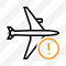 Airplane Horizontal Warning Icon