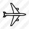 Airplane Horizontal Icon