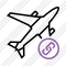 Airplane Link Icon