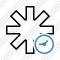 Asterisk Clock Icon