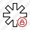 Asterisk Lock Icon