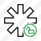 Asterisk Unlock Icon