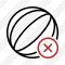 Beach Ball Cancel Icon