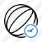 Beach Ball Clock Icon