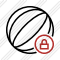 Beach Ball Lock Icon