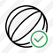 Beach Ball Ok Icon