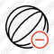 Beach Ball Remove Icon