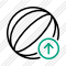 Beach Ball Upload Icon