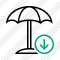 Beach Umbrella Download Icon