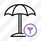 Beach Umbrella Filter Icon