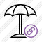 Beach Umbrella Link Icon