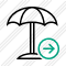 Beach Umbrella Next Icon