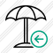 Beach Umbrella Previous Icon