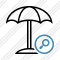 Beach Umbrella Search Icon