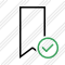 Bookmark Ok Icon