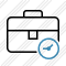 Briefcase Clock Icon