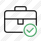 Briefcase Ok Icon