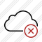 Cloud Cancel Icon