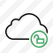 Cloud Unlock Icon