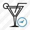 Cocktail Clock Icon