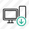 Computer Download Icon