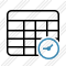 Database Table Clock Icon