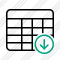 Database Table Download Icon