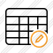 Database Table Edit Icon