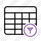Database Table Filter Icon