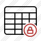 Database Table Lock Icon