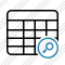 Database Table Search Icon