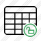 Database Table Unlock Icon