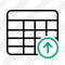 Database Table Upload Icon