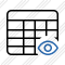 Database Table View Icon