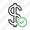 Dollar Ok Icon