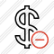 Dollar Remove Icon