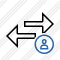 Exchange Horizontal User Icon