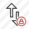 Exchange Vertical Lock Icon