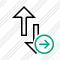 Exchange Vertical Next Icon