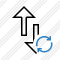 Exchange Vertical Refresh Icon