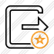 Exit Star Icon