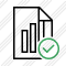 File Chart Ok Icon